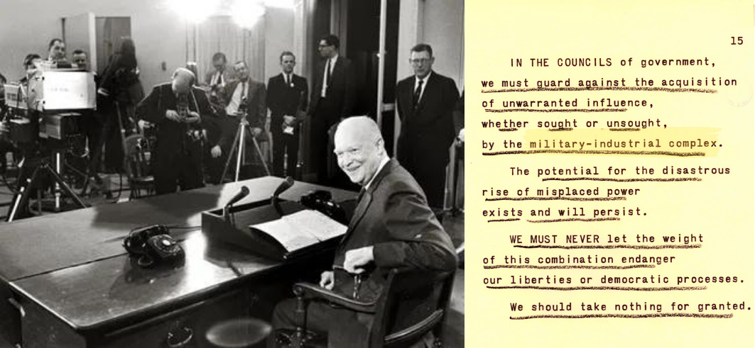 photo: president U.S. Pres. Dwight D. Eisenhower Farewell Address